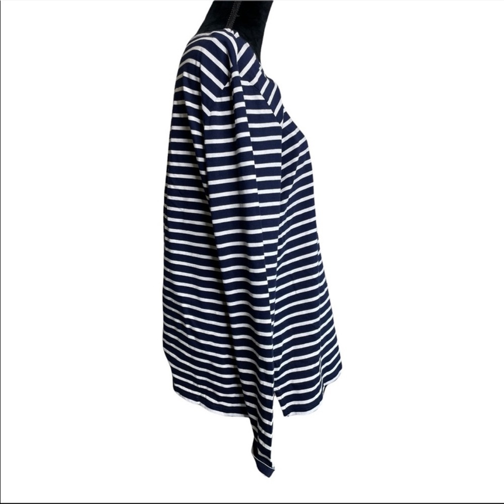 Boden Breton Ho Ho Ho Holiday Stripe Top - Picture 2 of 5